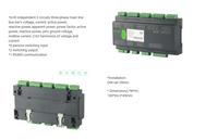 Compteur d'énergie multi-circuits AMC16Z-ZA, compteur de puissance AC, surveillance intelligente de l'énergie électrique pour tableau de distribution