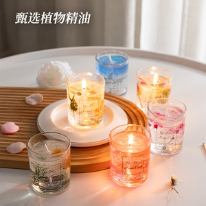 Velas aromáticas de gelatina, artículos decorativos para el hogar y el dormitorio, regalos románticos y recuerdos. - Product Image 2