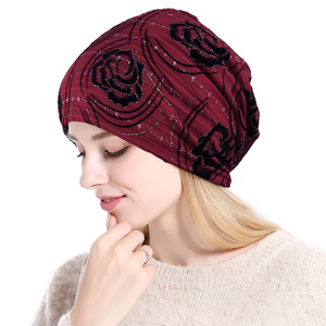<span class=keywords><strong>Bonnet</strong></span> Jacquard personnalisé pour femmes Hijab Fashion Light Breathable Chemo Caps pour le printemps et l'automne - Product Image 1