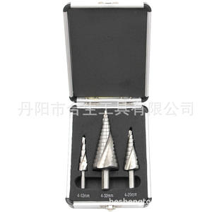 Mr <b>Drill</b> Metric <b>Step</b> <b>Drill</b> Bits 4-32mm Triangular Handle Bright Finish Steel Application - Product Image 5