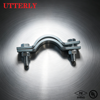 Série UTT60 NFPA FM UL – Collier de serrage en acier au carbone personnalisé, pince/support métallique de qualité supérieure pour conduites d'incendie industrielles