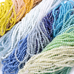 JC vente en gros de <span class=keywords><strong>perles</strong></span> rondelle en cristal <span class=keywords><strong>perles</strong></span> de verre couleur AB 4mm pour la fabrication de bijoux <span class=keywords><strong>perles</strong></span> de cristal chaîne - Product Image 3