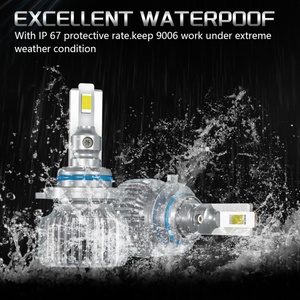 SANVI 52-58W H7 H1 9005 9006 H4 H11 P99 High Power LED Bulbs Car Headlight 12V New Condition Plug and Play - Product Image 3