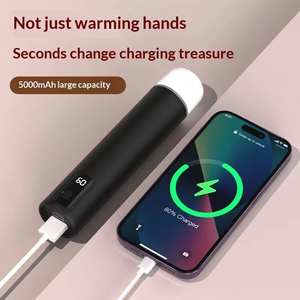 เครื่องทำความร้อนมือแบบพกพา 2-in-1 คุณภาพสูง ชาร์จซ้ำได้ ใช้เป็นพาวเวอร์แบงค์ได้ <span class=keywords><strong>ราคา</strong></span>ถูก - Product Image 3