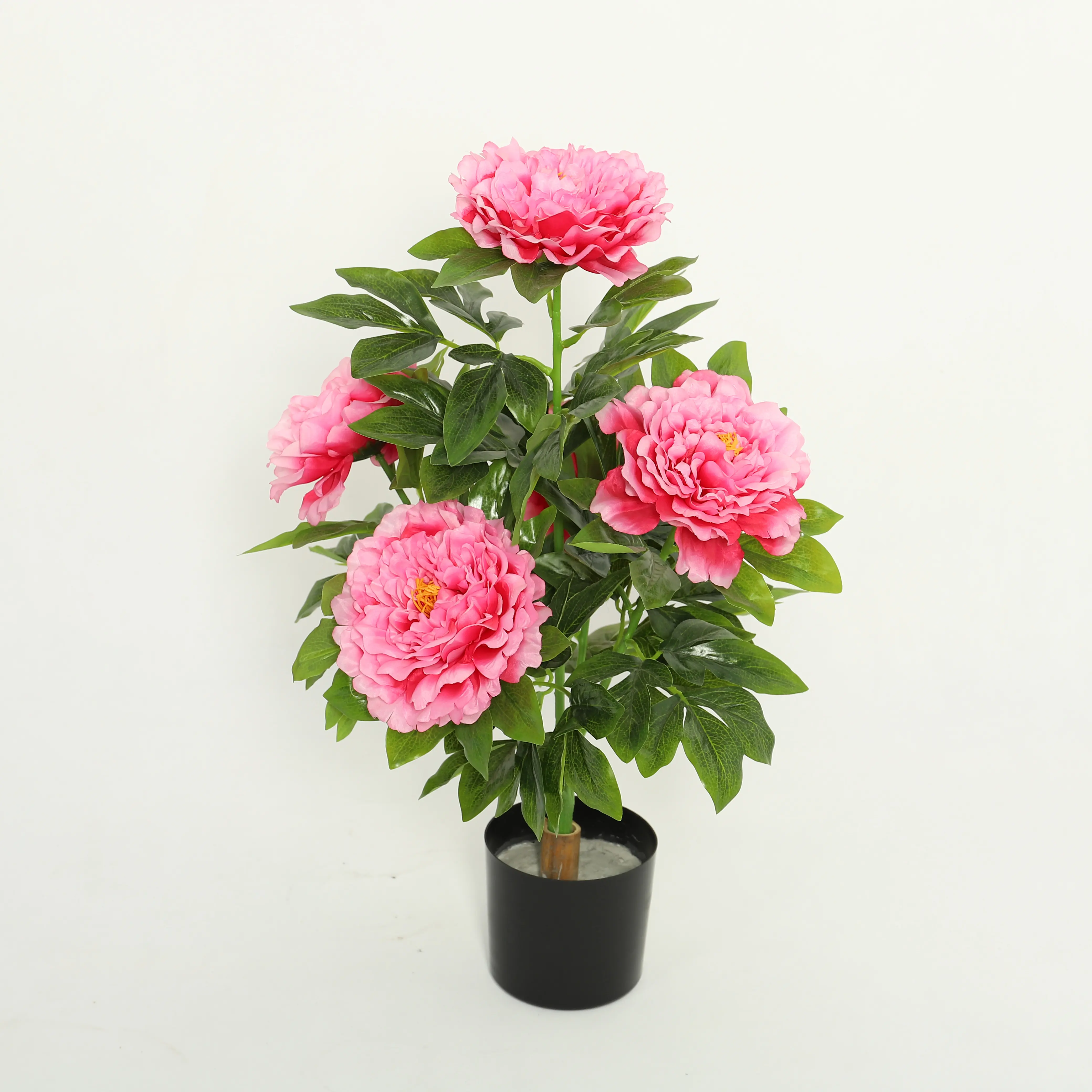 2021 Import 60cm Realistic Artificial Peony Flowers in bulk Wholesale Bonsai For Home Decor