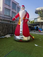 L'événement extérieur a mené la décoration gonflable éclairée de Christmasc annonçant le père noël gonflable à vendre
