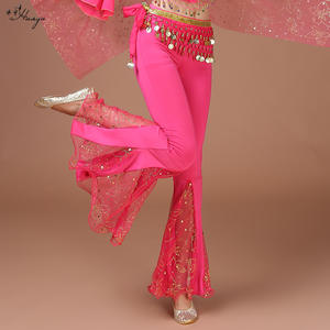 Hy819 femmes Costume de danse du ventre taille unique pantalons longs Bloomers danse du ventre pantalon Tribal inde Bollywood Oriental egypte Dancewear - Product Image 6
