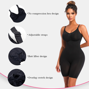 Tik Tok Hot Sale Slimming SEAMLESS Full Body Shaper <strong>Tummy</strong> <strong>Tucker</strong> Colombianas shaper Crotchless Bodysuit <strong>Shapewear</strong> for Women - Product Image 5