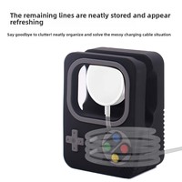 Support de Chargeur Sans Fil pour Montre Connectée en Silicone Type-C, Style Populaire, Port USB 5W, Base de Table PC pour Montre Intelligente