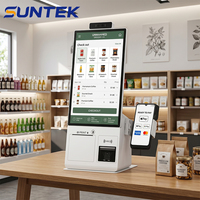 Terminal de Pedidos Inteligente SUNTEK con Pantalla Táctil de 15.6 Pulgadas y Android 14 para Cafeterías