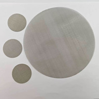 Saringan Kawat Baja Tahan Karat 60 80 100 120 150 Mesh, Filter Disc untuk Mesin Pelet Plastik