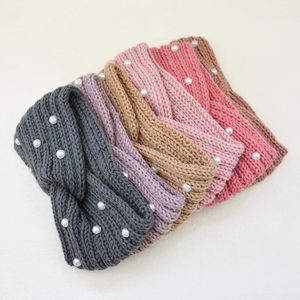 Chauffe-oreilles d'hiver - Bandeaux tricotés, turbans élastiques, bandeaux à cheveux en crochet perlé, chouchous et écharpes pour femmes - Product Image 6