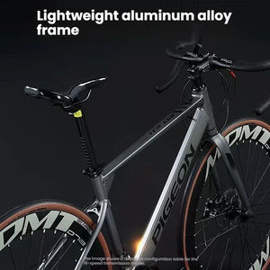 <span class=keywords><strong>Bicicleta</strong></span> de Carretera Ligera 700C con Transmisión Blueprint y Cableado Interno para Ciclismo de Resistencia para Adultos - Product Image 4
