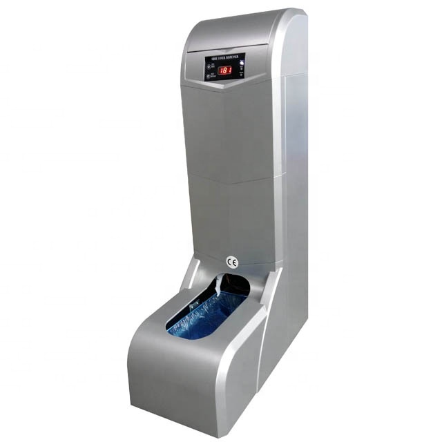 Hot Sale Kangshun Eco-Friendly Silver Automatic Disposable Shoe Covers Dispenser Machine 200pcs 100% CWR Household