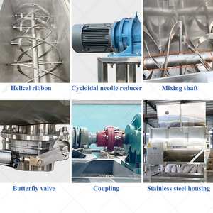 <span class=keywords><strong>Auger</strong></span> Batch Wall Putty industri kecil 2000kg 100l 1 Ton pita <span class=keywords><strong>Mixer</strong></span> mesin Blender untuk dijual pasta - Product Image 4