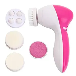 2023 5 en 1 électrique corps visage soins de la peau lavage brosse nettoyant ensemble outil produit nettoyant pour le visage gommage du visage