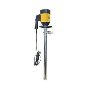 AL SS PP PVDF High Viscosity Portable Electric Transfer Drum Pump for Oil Gallon Pump 165L/min 800W