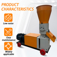 Machine à granulés d'aliments pour animaux Strosen 300 kg/h haute productivité, petite machine de traitement de granulés de bois pour usage domestique