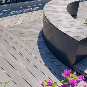 SHENGCHENG - Tarima de Madera y Plástico Resistente a los Rayos UV e Impermeable, Antideslizante, para Terrazas Exteriores, Tarima de WPC Coextruido - Product Image 3