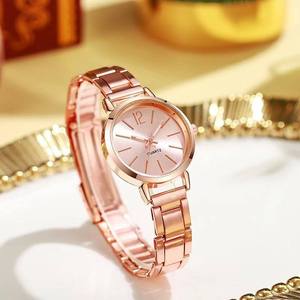 Reloj de Pulsera de Cuarzo Plateado <span class=keywords><strong>para</strong></span> Mujer, de Lujo, con Logotipo Personalizado, Marca IStapromo, Diseño Simple con Correa Hueca, Hecho a Mano, Promocional y Moderno - Product Image 5