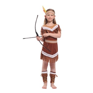 Disfraces de <span class=keywords><strong>Princesa</strong></span> Indígena de Halloween para Niñas, Disfraz de Cazadora <span class=keywords><strong>Pocahontas</strong></span>, Disfraz para Fiesta de Purim, Mardi Gras, Disfraz de Fantasía - Product Image 5