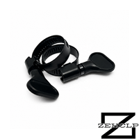 Collier de serrage à vis sans fin en acier inoxydable 304, noir thermolaqué, à vis moletée, serrage manuel, réglable, robuste, pour applications automobiles OEM