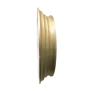 Roue périphérique diamantée OG de 10 mm pour machine à chanfreiner le verre, 3 meules à verre OG personnalisables OEM pour applications métalliques - Product Image 3
