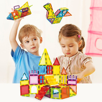 Jouets magnétiques à succès, ensembles de blocs de construction magnétiques DIY pour enfants