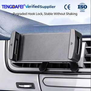 <span class=keywords><strong>Support</strong></span> de téléphone et tablette pour voiture, robuste, antidérapant, 360 degrés, pour tableau de bord, appuie-tête, pour camion, SUV, fourgonnette, navigation - Product Image 1