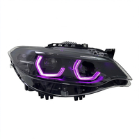 Accessoires automobiles SJC, phares LED pour BMW Série 2 F22, ensemble de phares RGB, 2014-2020, feux de jour LED, éclairage avant LED, commande par application
