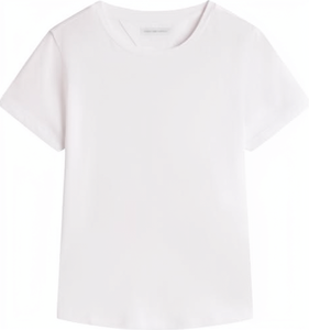 เสื้อยืดผู้หญิงลายจุดจีบพลีทสไตล์วินเทจใหม่ปี 2025 ผลิตจากโพลีเอสเตอร์คุณภาพสูง เป็นมิตรต่อสิ่งแวดล้อม - Product Image 1