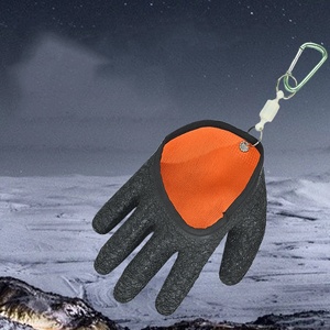 Guantes de pesca – Recubiertos de látex, antideslizantes, protección contra pinchazos y arañazos – Guantes profesionales para pescar para pescadores, mano izquierda/derecha - Product Image 1