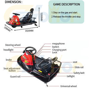 Wholesale New Mini Drift <strong>Kart</strong> Remote Control Drifting Bumper Car Drift <strong>Go</strong> <strong>Kart</strong> Bumper Car - Product Image 3