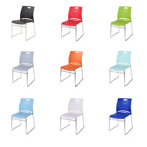 Conference Office Chair Stackable Plastic Meeting Training Chair