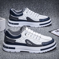 Nouvelles Chaussures Homme 2026 Style Coréen Tendance Baskets à Semelle Épaisse Respirantes Résistantes à l'Usure Semelle Extérieure en Caoutchouc à Lacets