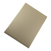 Porte-menu personnalisé A3 en cuir/PU lisse, fait main, luxueux, moderne, portable, avec logo personnalisé pour les menus de restaurant, cadeaux de bienvenue