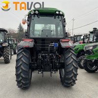 Traktor Pertanian TAVOL 110HP 4WD Dengan Kabin AC, Traktor Roda Pertanian untuk Membajak, Menyemai, dan Mengangkut