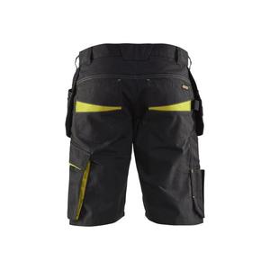 BLAKLADER - 149413309933C52 Pantalones cortos de servicio con bolsillos para uñas Negro/Amarillo-EAN 7330509688953 PANTALONES DE TRABAJO PANTALONES CORTOS DE TRABAJO - Product Image 2
