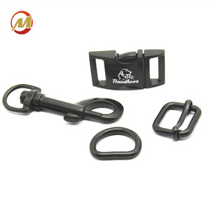 1 pulgadas negro accesorios para mascotas lateral ajustable hebilla de liberación rápida para el Collar de perro - Product Image 3