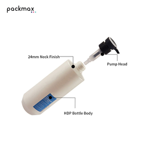 1000ml 1L Cylindrical HDPE White <b>Pump</b> Sprayer Shampoo <b>Bottle</b> for Salon-Custom Daily Chemical Container Wholesale - Product Image 2