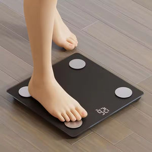 180 किलोग्राम व्यक्तिगत वायरलेस इलेक्ट्रॉनिक स्वास्थ्य पैमाने पर माप बी. बी. बी. डिजिटल स्मार्ट बॉडी फैट वजन स्केल - Product Image 5