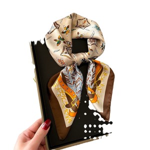 Women's Imitation <b>Silk</b> <b>Square</b> <b>Scarves</b> 70x70cm Printed Stylish Commute Neckwear For Shirts And Headbands - Product Image 5
