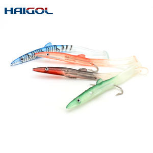 Señuelo de Pesca HAIGOL <span class=keywords><strong>para</strong></span> Agua Salada, 10 cm, Señuelo de Pesca de PVC <span class=keywords><strong>para</strong></span> Lubina, con Anzuelo Afilado, Cebo Artificial de <span class=keywords><strong>Sardina</strong></span> - Product Image 6