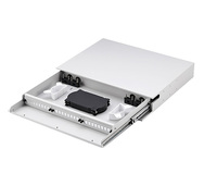 CO-NET ODF-RS24A 19 "rak ODF 24 port untuk SC Simplex serat optik Panel Patch (penggunaan FTTX)