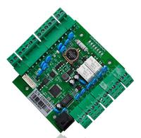 Kit de Placa de Control de Acceso por Tarjeta Wiegand de Dos Puertas y Dos Vías, TCP/IP, 20K Usuarios, 100K Registros Fuera de Línea, Fuente de Alimentación 12V5A, 273*228*65mm, Negro