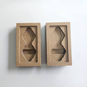 Kotak kertas buatan tangan untuk promosi kotak hadiah kaku kosong dalam stok kertas Kraft kemasan kotak hadiah bahan tebal - Product Image 2