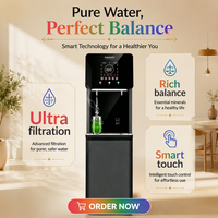 Système de purification d'eau RO sans réservoir 600G avec affichage TDS, filtration 0,0001 µm, chauffage, chauffe-eau 20L, électrique, pour maison et voiture