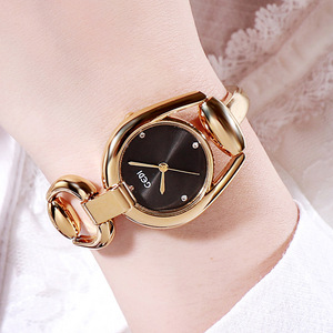 Montre pour femme de grande valeur, style vintage, bracelet en alliage fin, montre à quartz pour femme - Product Image 3
