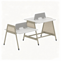 Système de bureau modulaire ergonomique pour 2, 4 ou 6 personnes, pour mobilier de bureau moderne