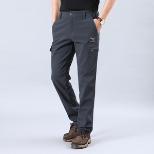 <strong>Mens</strong> Cargo Pants Waterproof 3 Layer <strong>Trousers</strong> Winter Softshell <strong>Fleece</strong> <strong>Lined</strong> Pants - Product Image 5